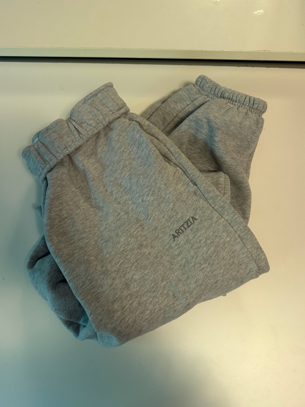 Aritzia Sweatfleece Mega Fit Foldover Joggers